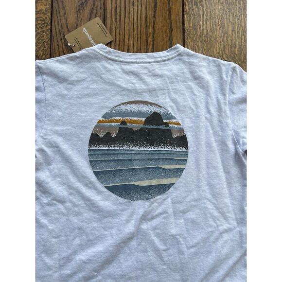 Patagonia Women's '73 Skyline Easy-Cut Responsibili-Tee White XS NWT - Picture 7 of 7